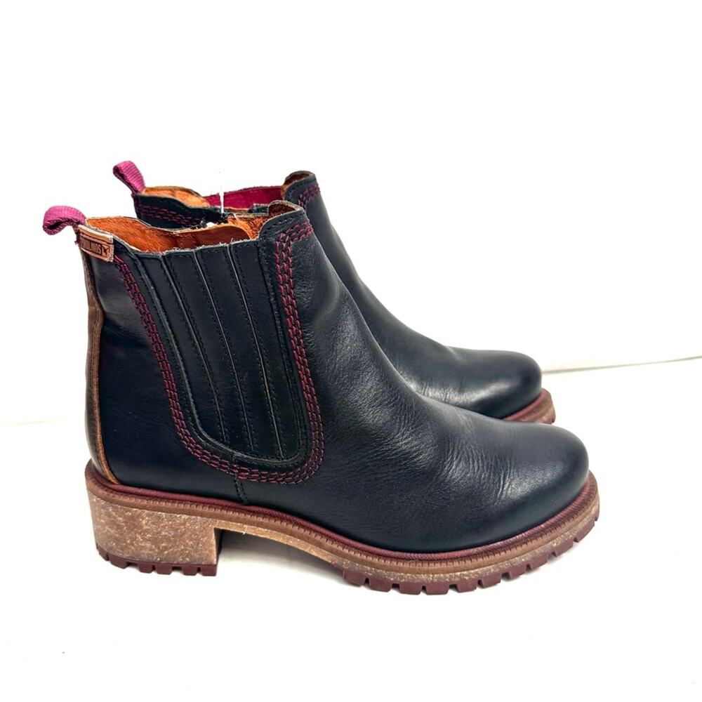 New PIKOLINOS Aspe Black Chelsea BootiesBoots Shoes Size 36/ 6